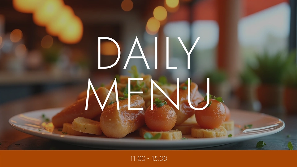 Digital signage for hotels, restaurants, and hospitality