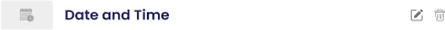Date and Time