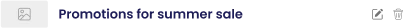 Promotions for summer sale